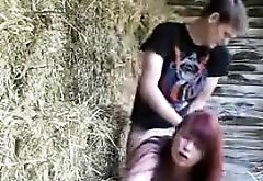 Redhead Getting Fucked In A Bar By A Farmer