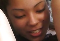 Charming mulatto Portia repays for pussy licking with a blowjob