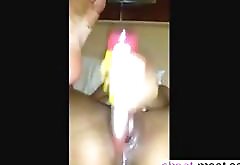 hot bitch loves to stuff her cunt with sex toys