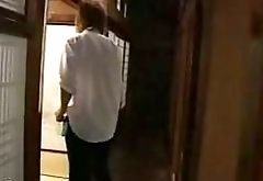 Japanese Housewife Caught In Bathroom