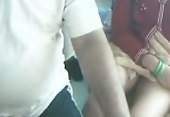 Fat Indian dude rubs and tickles the wet cunt of his horny GF on webcam