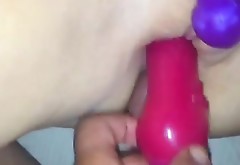 BBC friend double AND triple penetrates white wifes pussy
