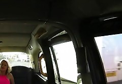 Sexy with big round tits gets fucked hard by a driver