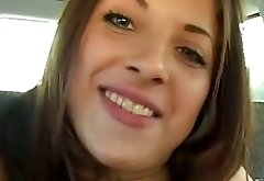 This week we have a mobile squirt factory featuring the classically beautiful Karina, but that is where her classiness ends. This cute sex fiend makes