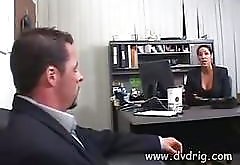 Experienced Boss Catches His MILF Secretary Between His Dick And A Desk And Fucks Her Bad Ending Up Dumping His Cum Between Her Huge Tits