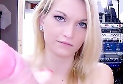 BLONDE SWALLOWS CUM AT PHOTOSHOOT CASTING AUDITION