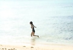 Kaori Ishii goes home and sleeps after a day on the beach