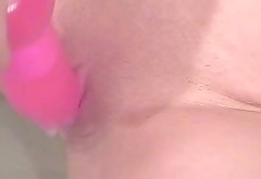 Fuckable babe Victoria fucks herself with dildo in close up video