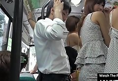 Asian Babes Fucked On The Japan Bus