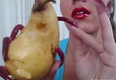 Pear drilling with long nails
