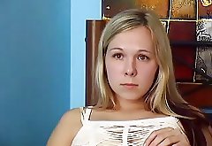 Hot Blonde webcam girl
