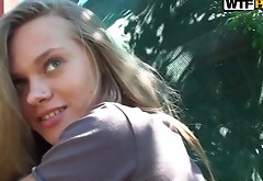 Amateur sex in the woods including butt cumshot