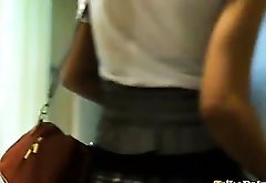 Hot Filipina office girl propositioned for sex