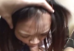 Japanese cutie Mika Kurokawa drills her vagina with dildo