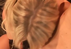 Mesmerizing blond bitch Lacie Heart gets a zealous tongue fuck