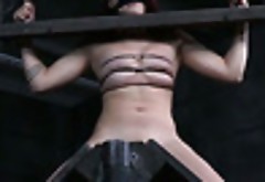 Sextractive Asian girl is restrained and sexually tortured in exciting BDSM fuck video