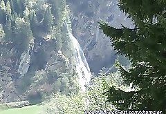 MILF loves anal sex in the mountain