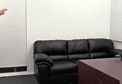 Alenia spreads her legs on the casting couch Txxx com