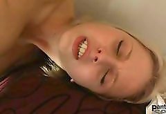 Mendy has big tits and loves nylons and she masturbated in t