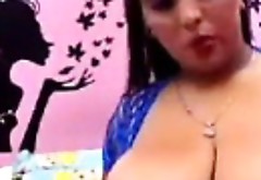 Slut Shows Her Big Breasts