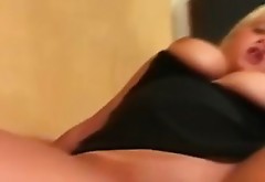 Luscious blonde taking a black dick in her pussy