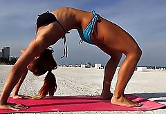 Sexy Yoga on the beach