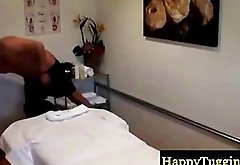 Asian masseuse gives more than a happy end