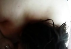 Chubby chick with big boobs dicksucking