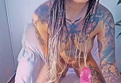 Tattooed Babe with the Most Sensual and Intimate Orgasm