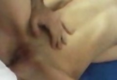 Tied short haired girl gets roughly fucked by older dude