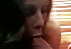 Luscious brunette fairy gives awesome blowjob and gets her face jizzed