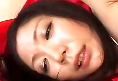 Asian Girl Fucking Her Asshole With Vibrator Riding On Dildo In The Room