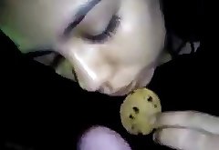 Intense Blowjob with Cookie