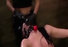 Tied spider gag slave toy