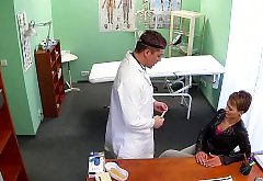 Doctor pov fucks short haired patient