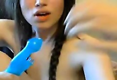 Pretty Cam Girl With Toys
