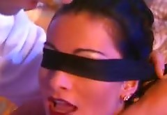 Milf with natural tits fucking blindfold
