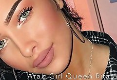 Arab Iraqi Girl Queen Rita Alchi With Black Panties