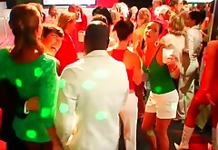 Sexy girls are having fun in a club dancing vile