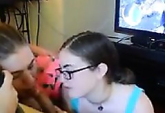 Date her on MILF-MEET.COM - Getting blowjob by 2 girls while