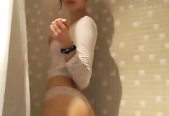 Teen Blonde Webcam Girl Playing In Shower