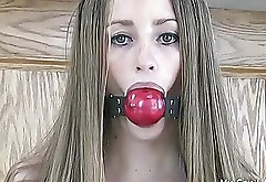 Ball gagged and fucked