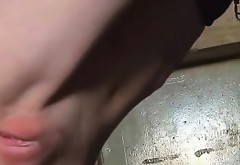 Stunning teen anal penetration and cumshot
