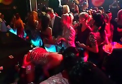 Exciting casino orgy with hot and seductive party bitches