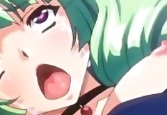 Horny fantasy anime video with uncensored big tits scenes