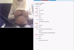 Horny girl fingering on webcam