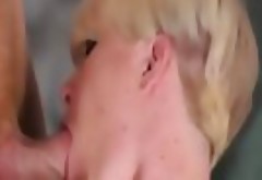 Cfnm blonde sucking dick