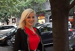 20-year-old Czech next door girl giving head in the car