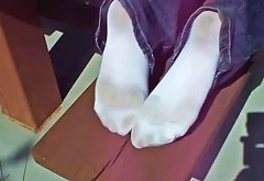 Woman 039 s Dirty White Socks