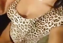 Selfie Arab girl with amazing sexy body